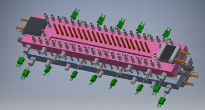 Vue CAO de la pile segmentée multi-instrumentée